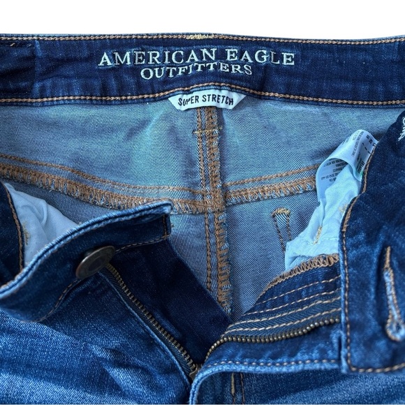 American Eagle, Hi-Rise Jegging, Size 0 Long, Indigo - Picture 5 of 11
